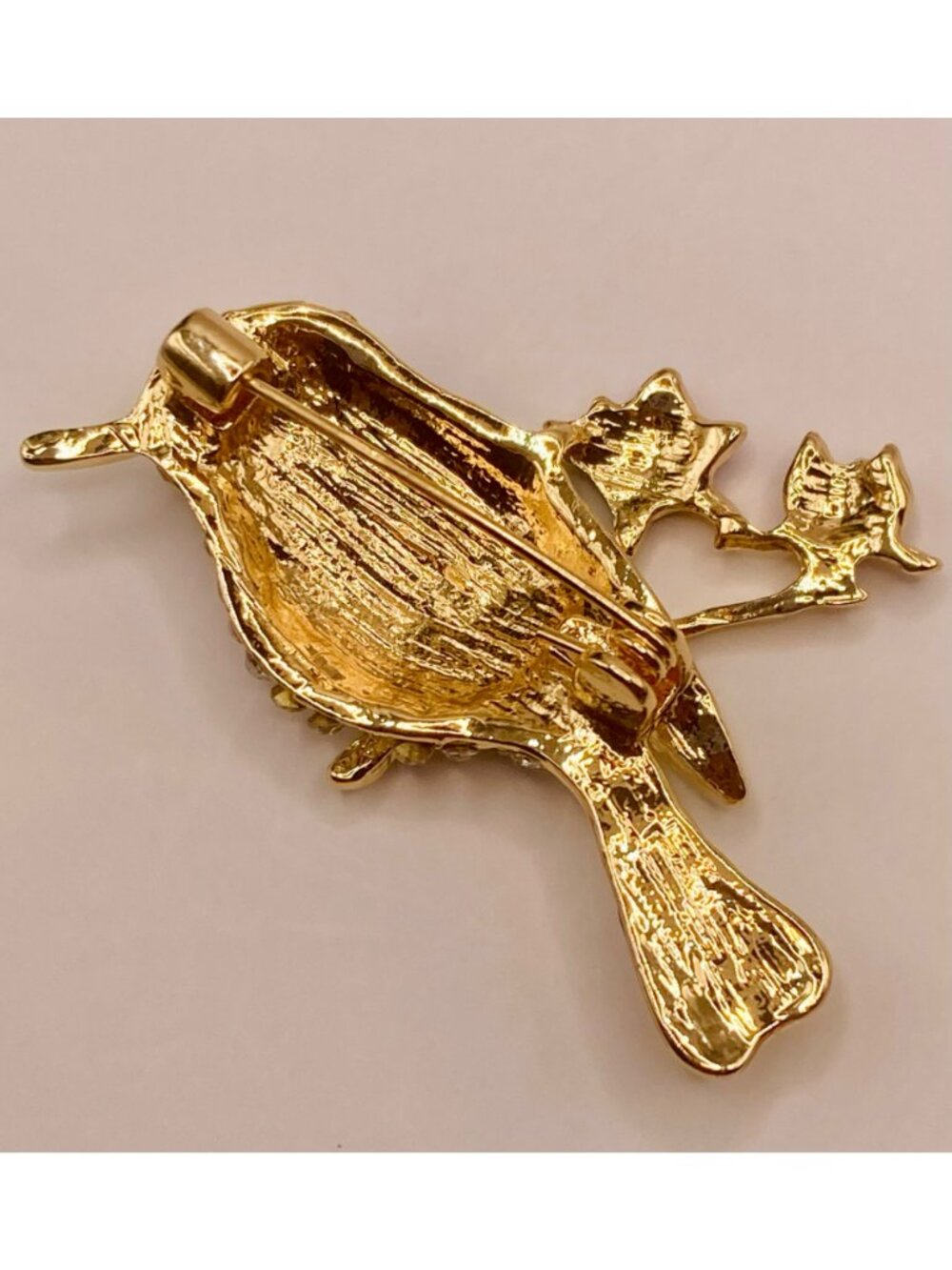 Colorful Rhinestone Hummingbird Brooch Pin -101B - Picture 4 of 5